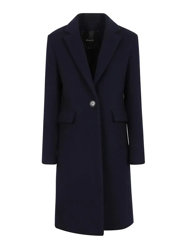 Pinko Manteau Long - Bleu - Bleu - Femme | 103697A225G02