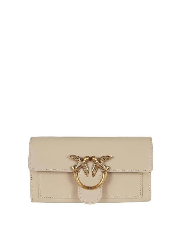 Pinko Portefeuilles - Beige - Beige - Femme | 100062A0F1C50Q