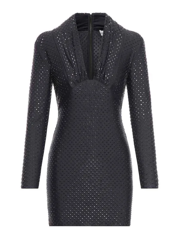 Self Portrait Robe Courte - Noir - Noir - Femme | PF24167SBBLACK