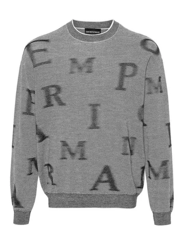 Emporio Armani Pull Col Rond - Bleu - Bleu | 6D1MX81MJGZF915