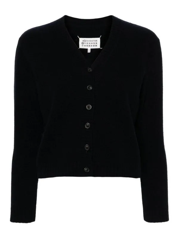 Maison Margiela Cardigan - Noir - Noir - Femme | S51HP0015M13058511