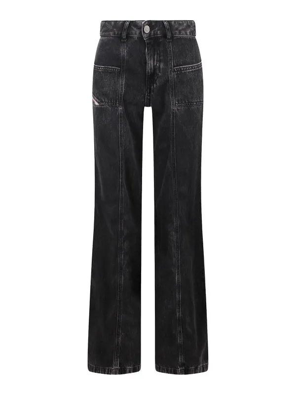 Diesel Jean Bootcut - Noir - Noir - Femme | A12808068HN002