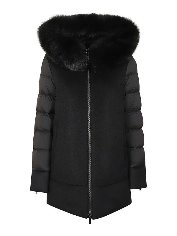 Moorer Blouson Rembourré - Noir - Noir | MODGI300007TEPA209U0001