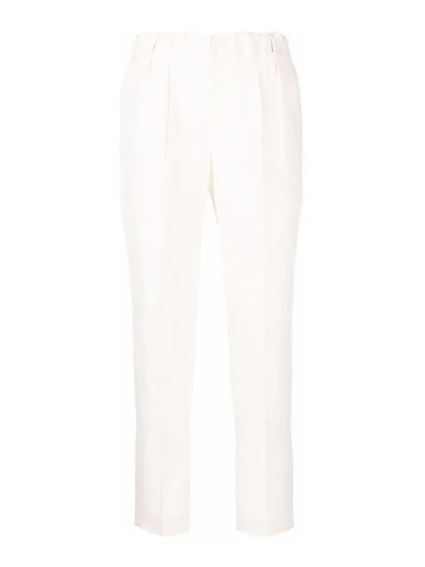 Brunello Cucinelli Pantalons Décontractés - Blanc | MA029P1673C7936