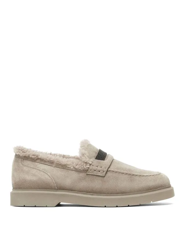 Brunello Cucinelli Mocassins - Beige - Beige | MZSFG2569C58590