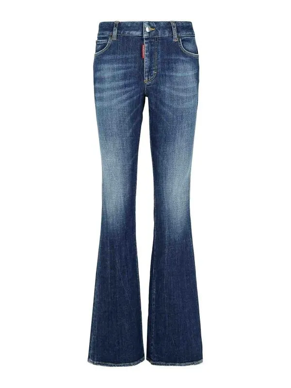 Dsquared2 Jean Bootcut - Bleu Foncé - Femme | S75LB0976S30872470