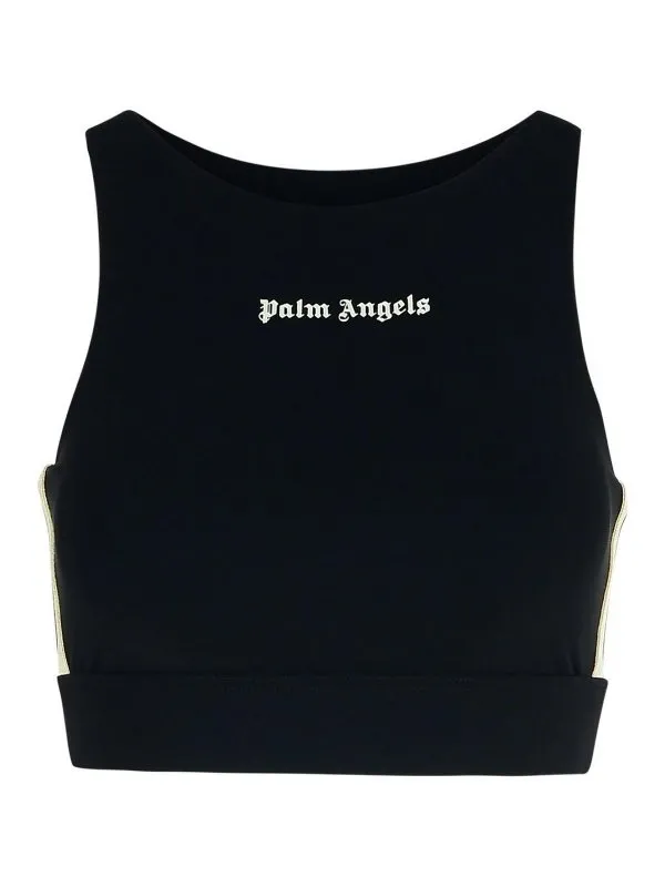 Palm Angels Top - Noir - Noir - Femme | PWVO001C99FAB0031003
