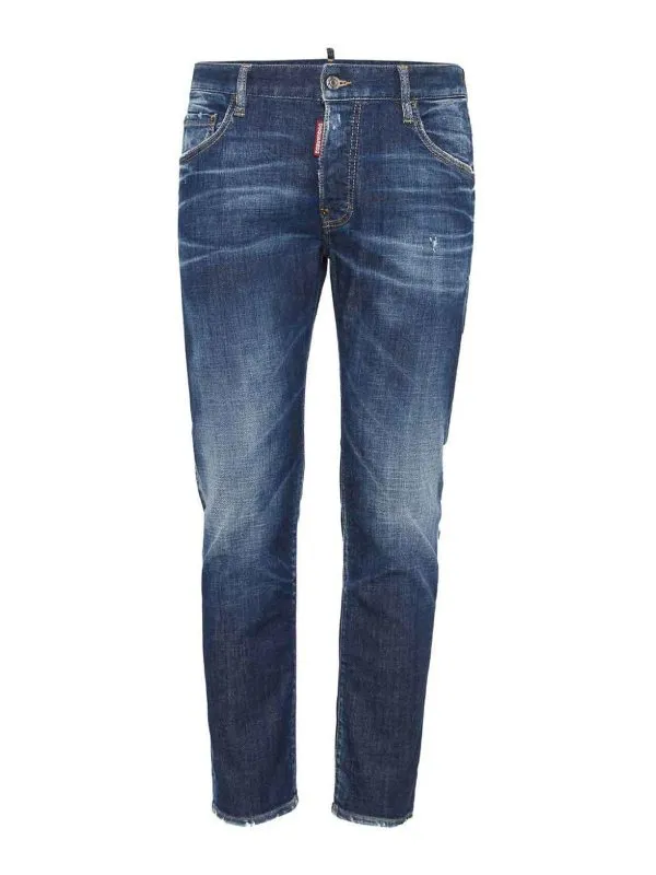 Dsquared2 Jean Skinny - Bleu Foncé - Homme | S71LB1469S30872470