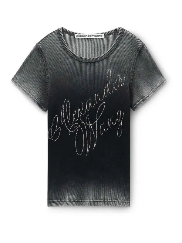 Alexander Wang T-Shirt - Noir - Noir - Femme | 1CC3241920022A