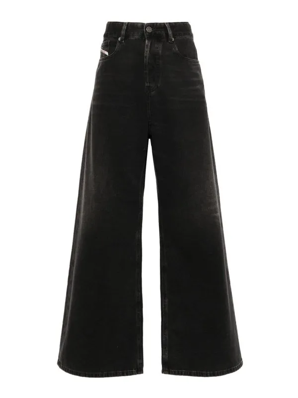 Diesel Jean Droit - Noir - Noir - Femme | A0692609J9602