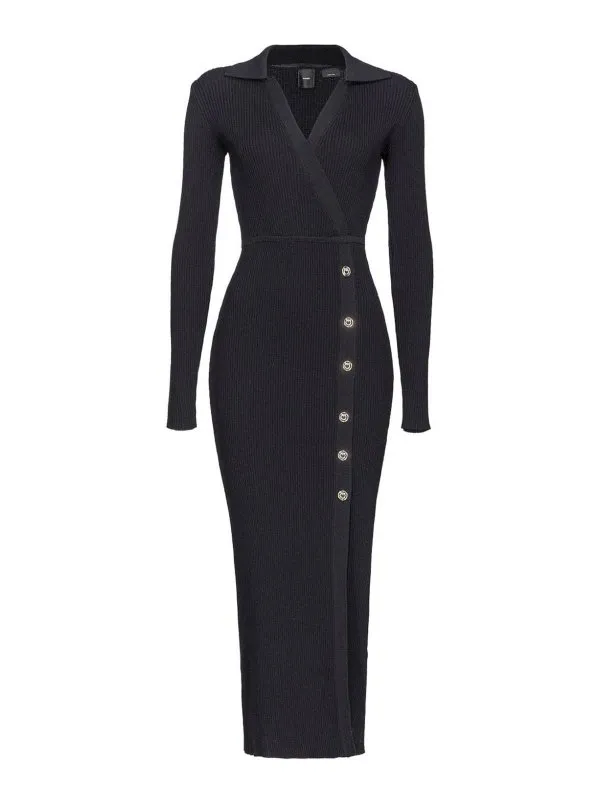 Pinko Robe - Noir - Noir - Femme | 104033A239Z99 | thebs.com