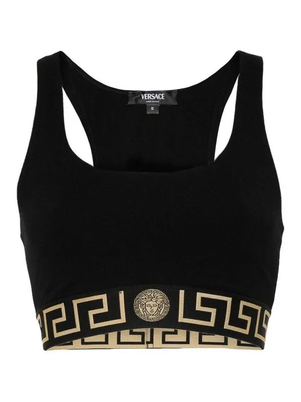 Versace Top - Noir - Noir - Femme | 10158801A111431B000