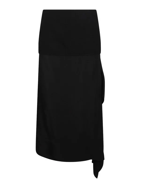 Jil Sander Jupe Midi - Noir - Noir - Femme | J02MA0233J20050001