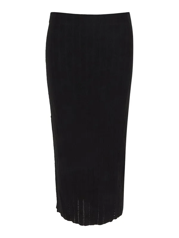 Jacquemus Jupe Midi - Noir - Noir - Femme | 241KN3622358990