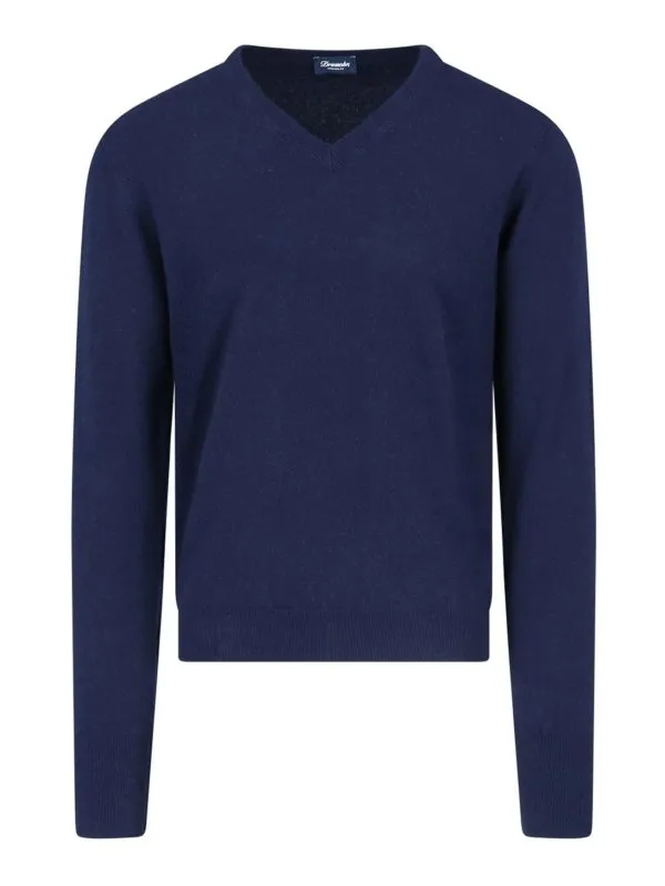 Drumohr Pull Col Rond - Bleu - Bleu - Homme | D1K481797