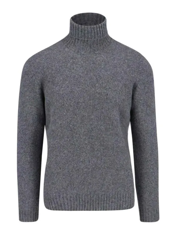 Drumohr Pull Col Roulé - Gris - Gris - Homme | D8W104G670