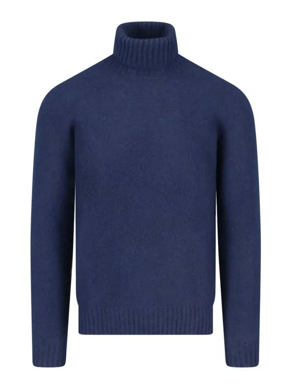 Drumohr Pull Col Roulé - Bleu - Bleu - Homme | D8W104G790