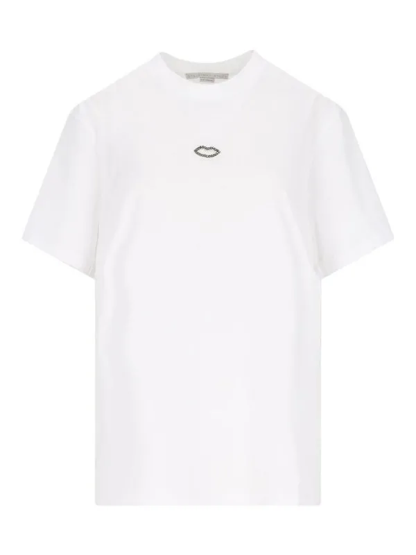 Stella Mccartney T-Shirt - Blanc - Blanc - Femme | 6J01583SPZ449000