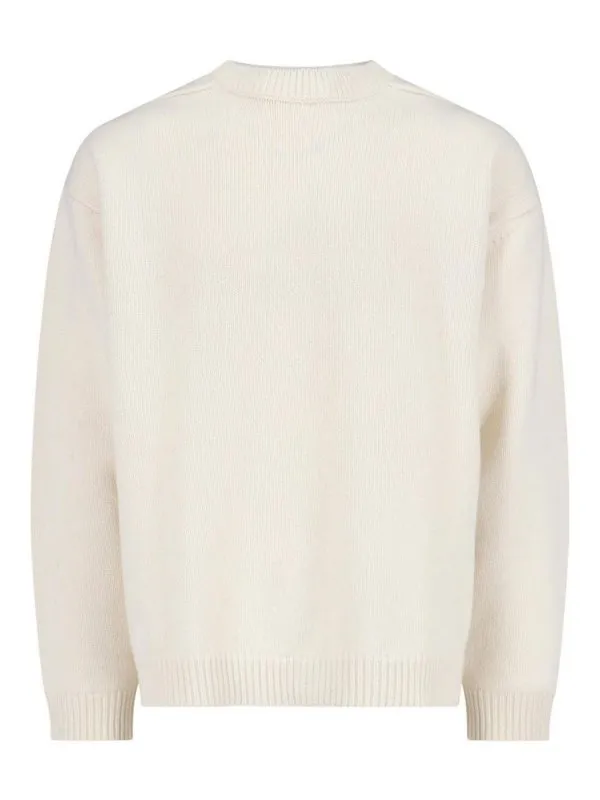 Studio Nicholson Pull Col Rond - Hemyl | HEMYLSNM377PARCHMENT