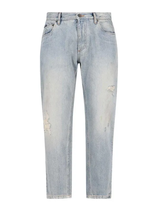 Dolce & Gabbana Jean Bootcut - Gris - Gris | GYJDADG8LN0S9001