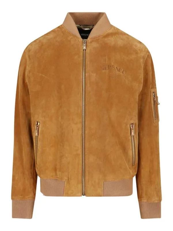 Versace Bomber - Marron - Marron - Homme | 10138671A114151KF70