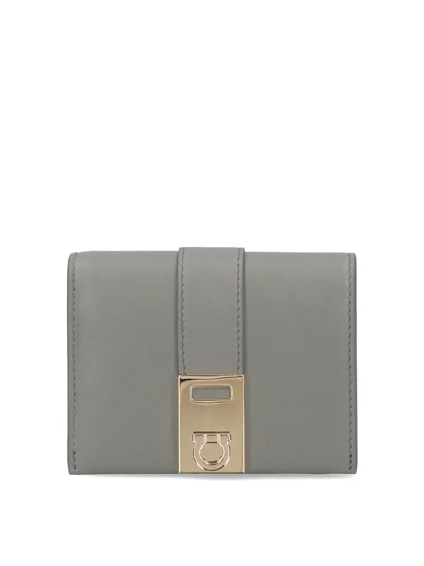 Ferragamo Portefeuilles - Gris - Gris - Femme | 775288008
