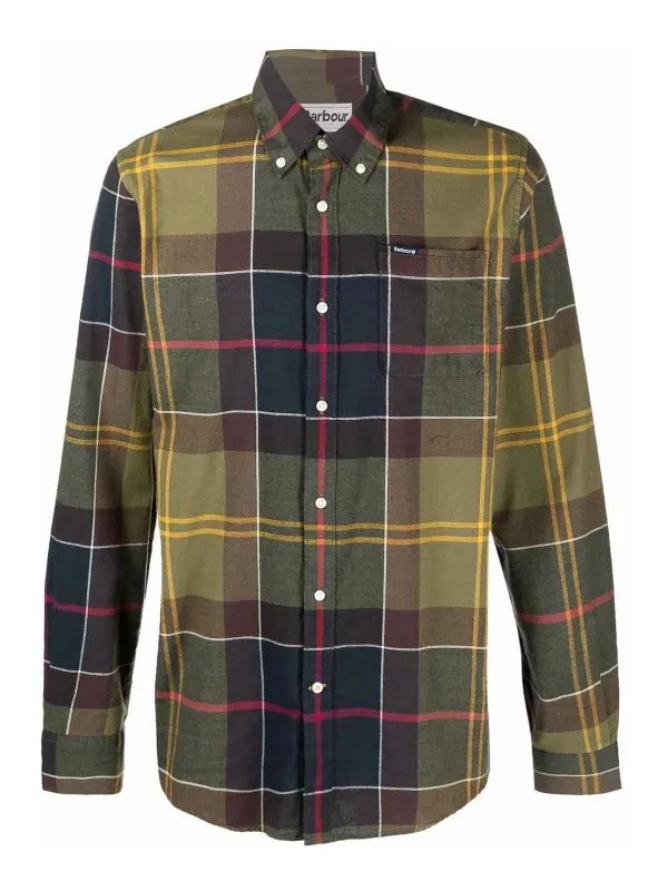 Barbour Chemise - Vert - Vert - Homme | MSH4992TN52 | thebs.com