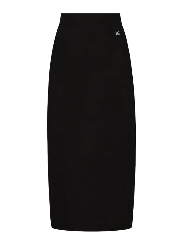 Dolce & Gabbana Robe Au Genou - Noir - Noir | FXO10TJFMEXN0000