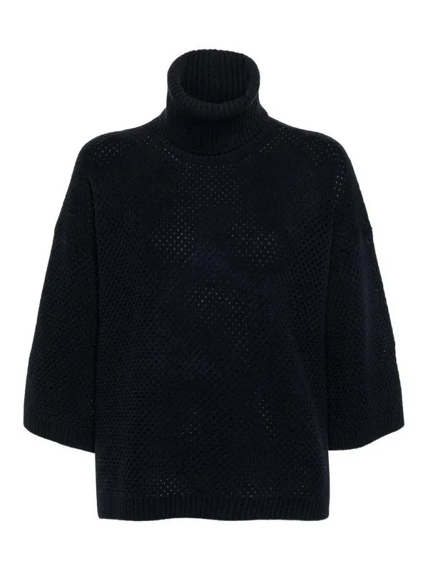 Fabiana Filippi Pull Col Rond - Bleu - Bleu | MAD224F525L0385131