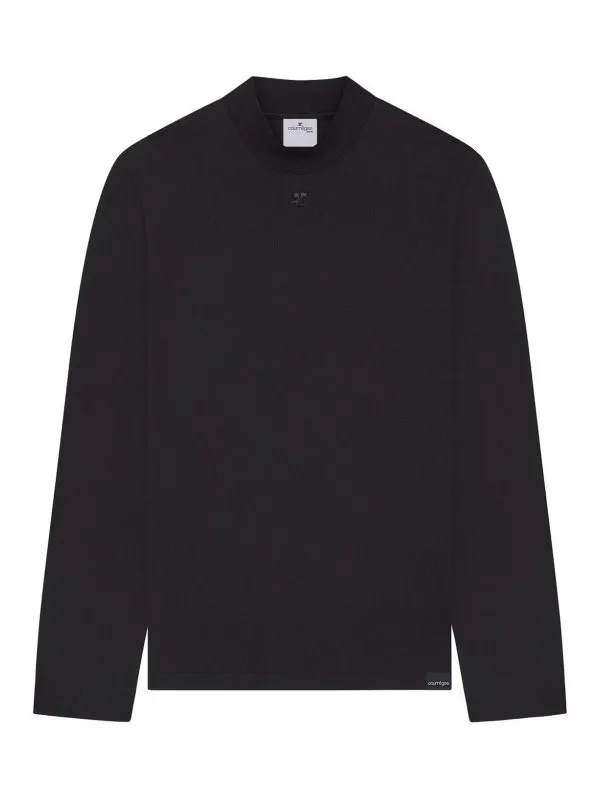 Courreges T-Shirt - Noir - Noir - Femme | 324JTS152JS01079999