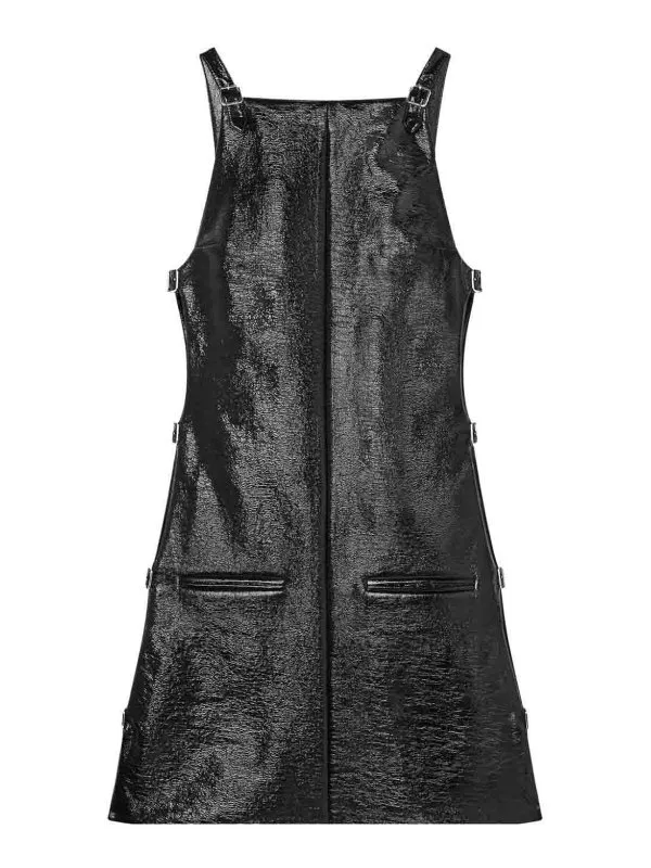 Courreges Robe Au Genou - Noir - Noir - Femme | 324CRO451VY00159999