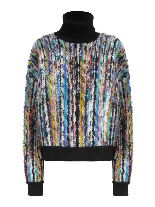 Missoni Pull Col Rond - Multicolore - Femme | DS24WN0LBC004LSM9FN