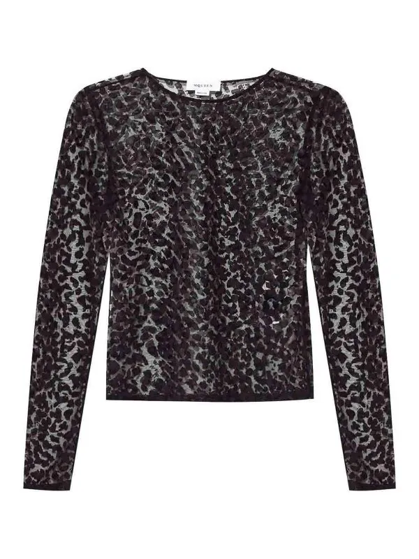 Alexander Mcqueen Top - Noir - Noir - Femme | 807503QDAPG1000