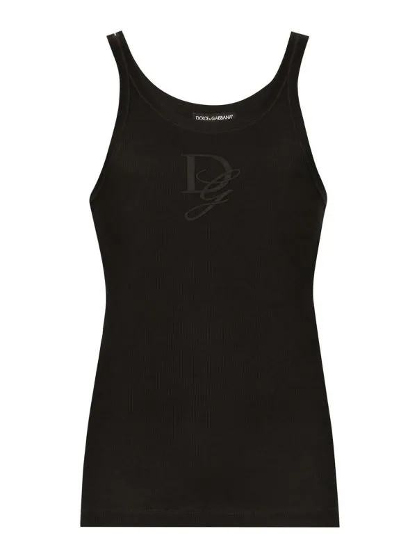 Dolce & Gabbana Top - Noir - Noir - Homme | G8PA8ZG7N4GN0000