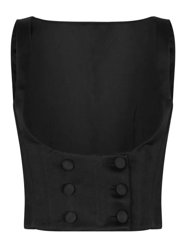 Dolce & Gabbana Gilet - Noir - Noir - Femme | F791ZTFU1KMN0000