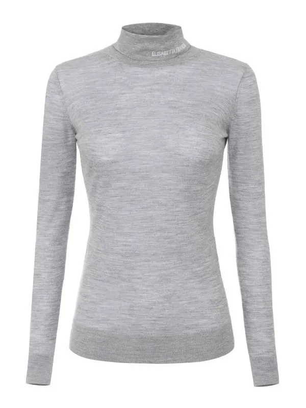 Elisabetta Franchi Pull Col Rond - Gris - Gris | MK25S47E2431