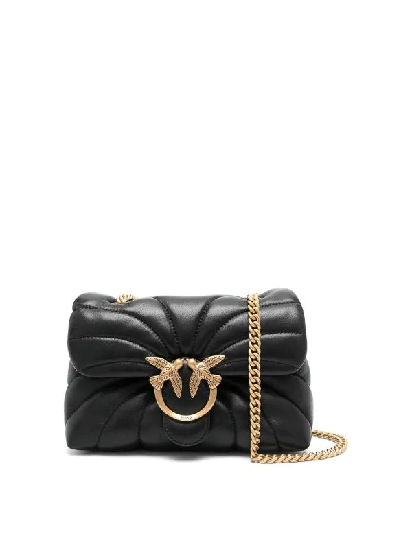 Pinko Sac Porté Épaule - Love Puff Mini - Noir | 100039A1EXZ99Q