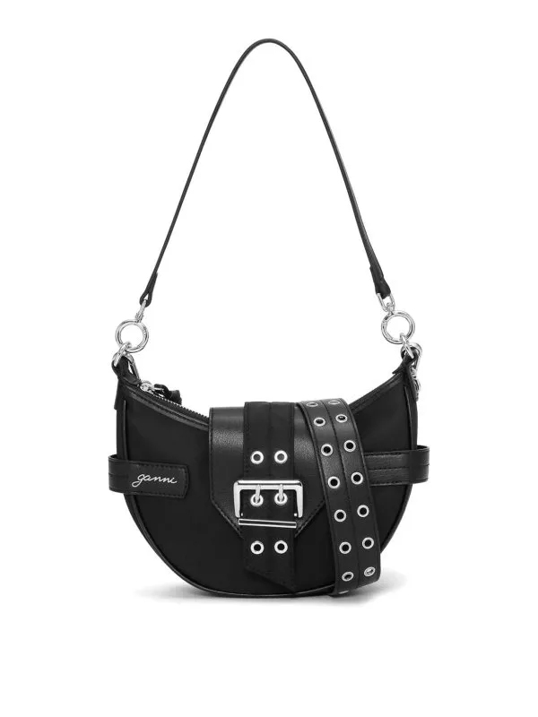 Ganni Sac Porté Épaule - Noir - Noir - Femme | A6134099