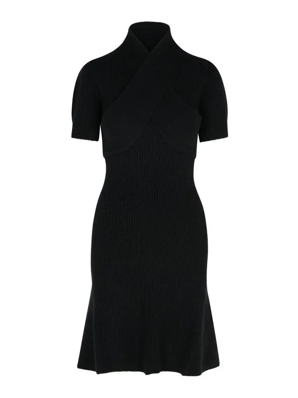 Patou Robe Au Genou - Noir - Noir - Femme | KN2108041999B