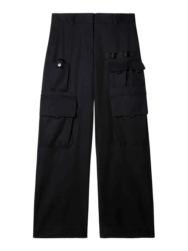 Off-White Pantalons Décontractés - Noir | OWCF017F24FAB0011010