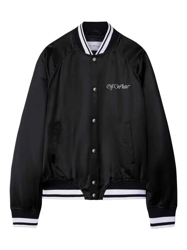 Off-White Bomber - Noir - Noir - Homme | OMEH05AF24FAB0021001