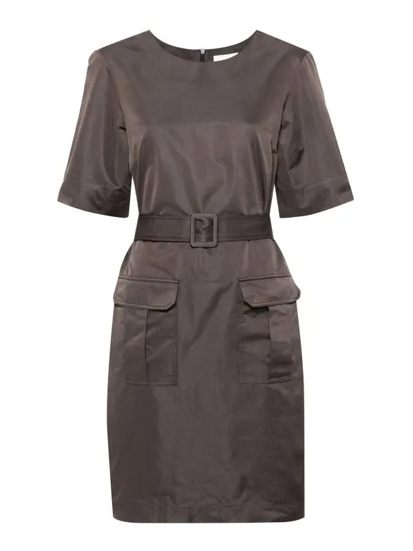 P.A.R.O.S.H. Robe Courte - Gris - Gris - Femme | D725433PESCA067