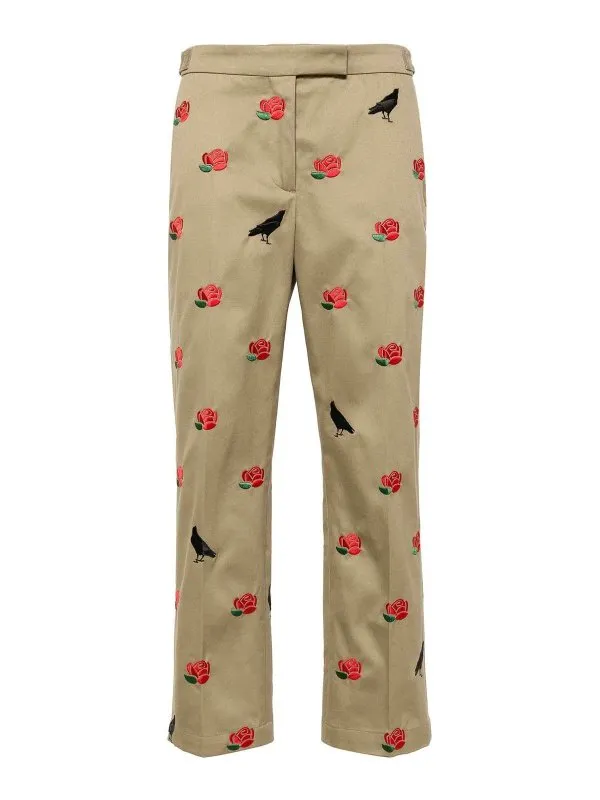 Thom Browne Pantalons Décontractés - Camel | FTC496EE1135275
