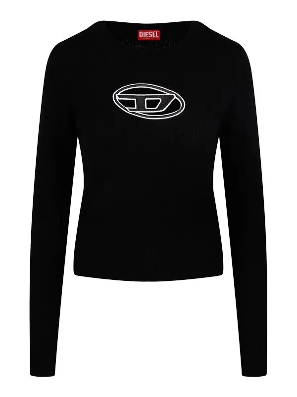 Diesel Pull Col Bateau - Noir - Noir - Femme | A067120KCAE9XX