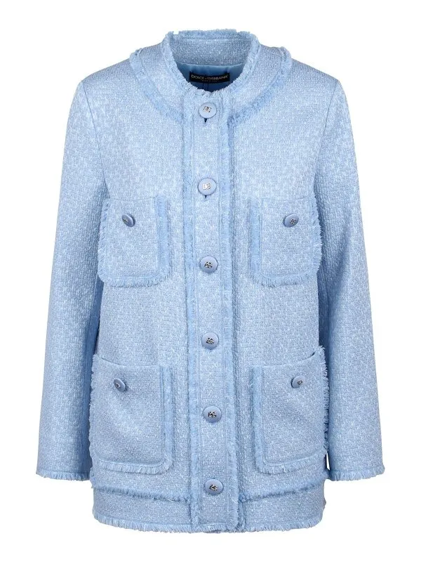 Dolce & Gabbana Blazer - Bleu - Bleu - Femme | F29YCTHUMUAF3981