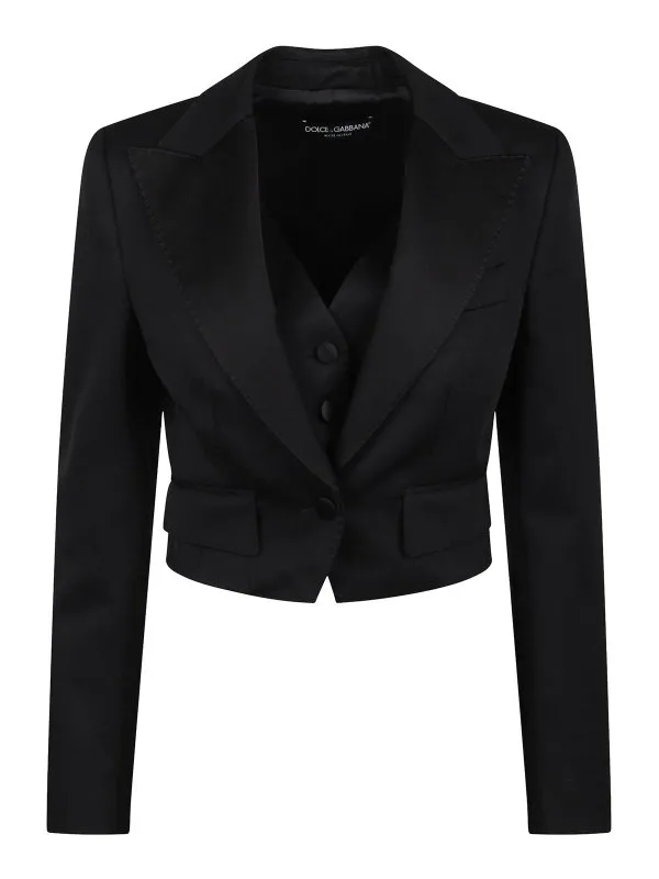 Dolce & Gabbana Blazer - Noir - Noir - Femme | F29YRTFU28JN0000