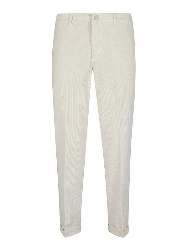 Fay Pantalons Décontractés - Blanc - Blanc | NTW8049530TVLSB020
