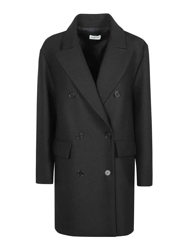 P.A.R.O.S.H. Manteau Court - Noir - Noir - Femme | D430372013