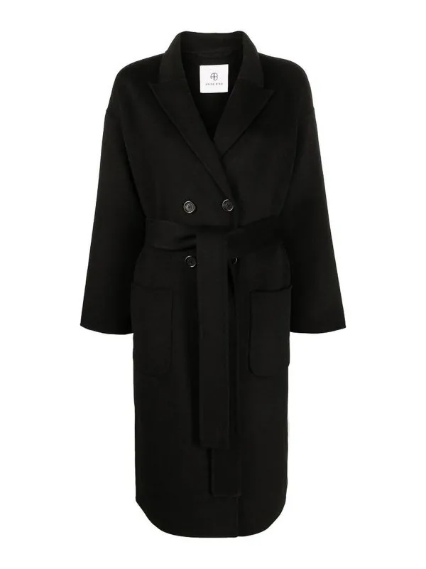 Anine Bing Manteau Court - Noir - Noir - Femme | A014001000