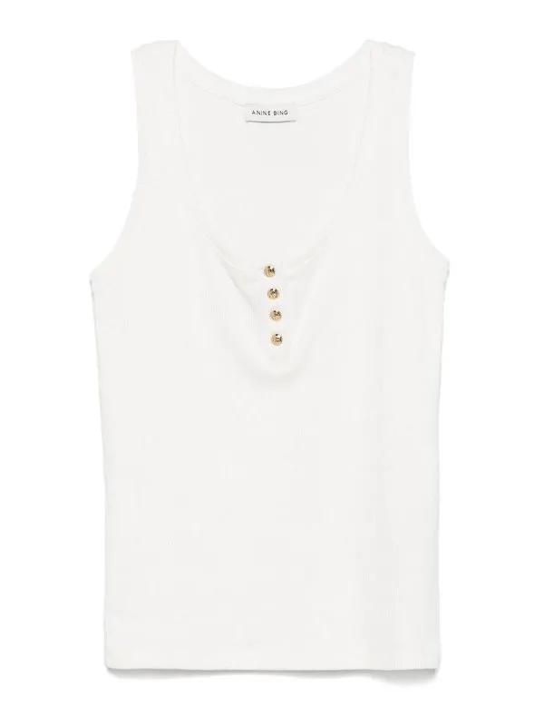 Anine Bing Top - Blanc - Blanc - Femme | A0810316IVY26